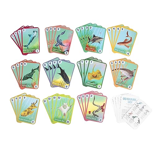 Juego de cartas Go Shark Go eeBoo, 48 cartas miniatura 3