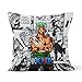 Funda de cojín con diseño de anime de una pieza Roronoa Zoro Home para dormitorio, cojín decorativo, tamaño 40 x 40 cm