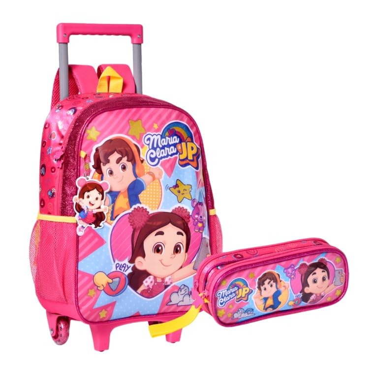 Maria Clara e Jp Kit Mochila de Rodinha e Estojo Clio JP24056K