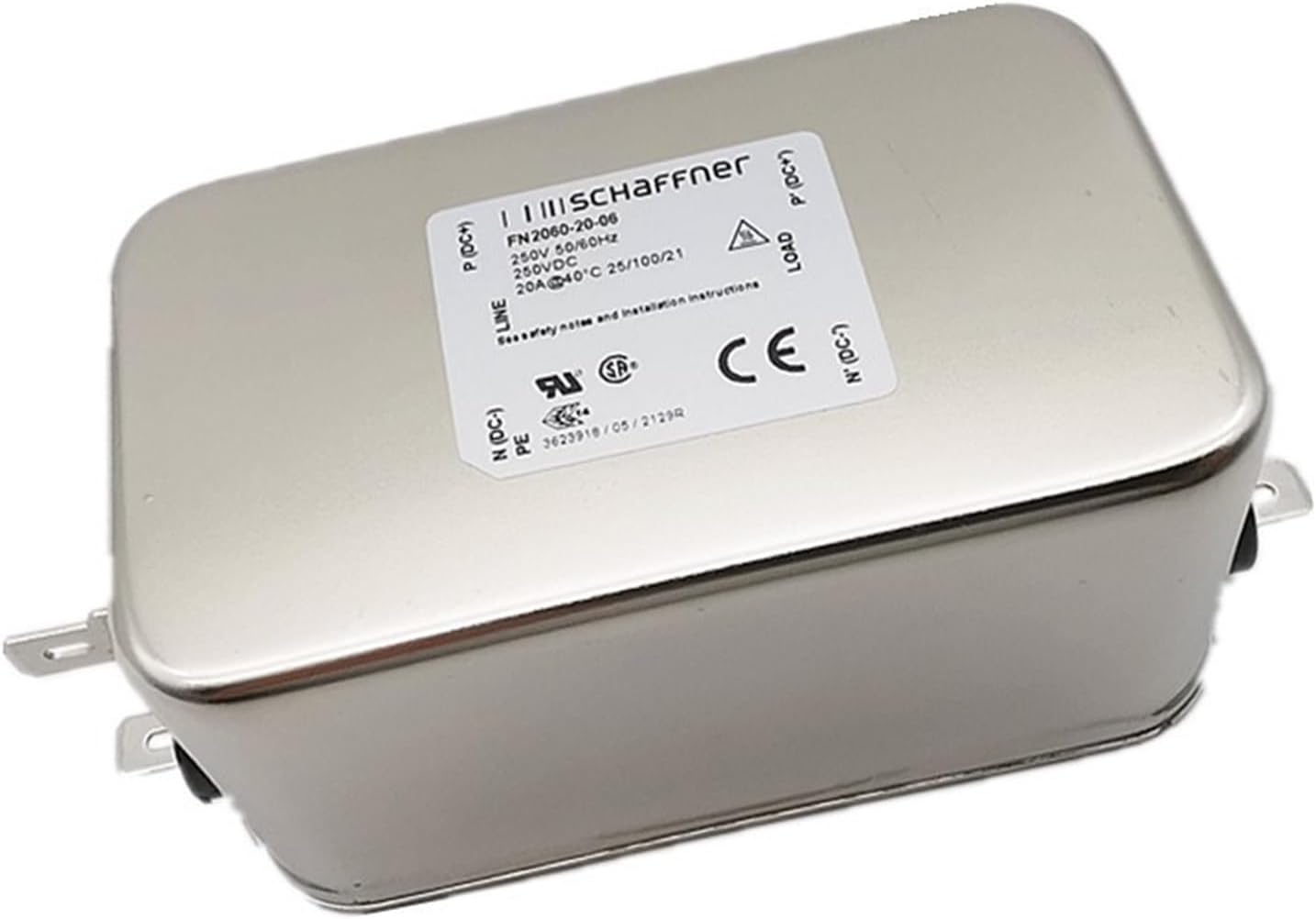 Power Filter FN2060-10-06 10A 3A electromagnetic Anti-Interference(FN2060-10-06)