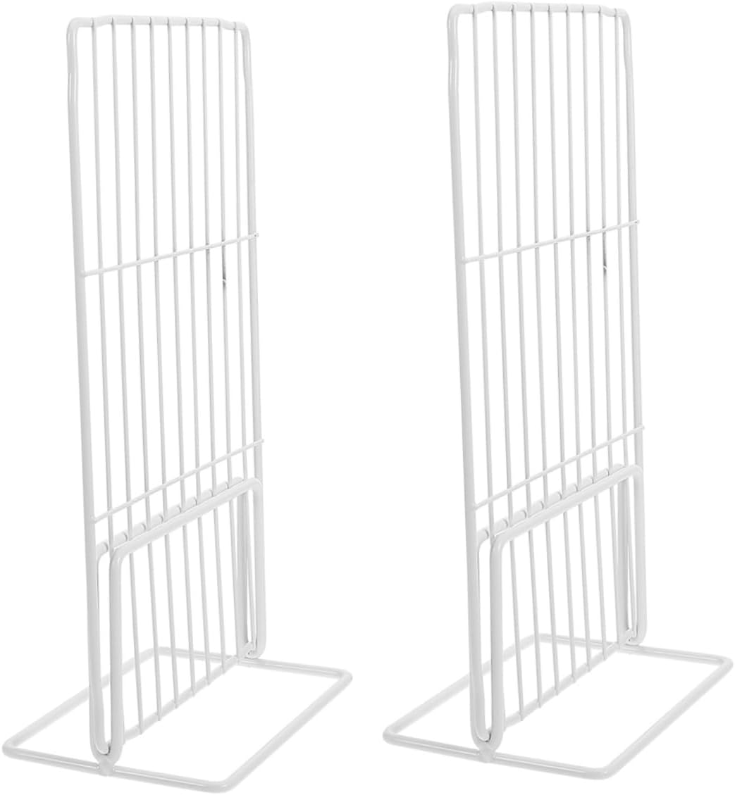 2pcs Adjustable Metal Shelf Divider for Deep Freezer Height Adjustable Kitchen Storage Separator Easy Installation Ventilated Mesh Design for Refrigerator Organization