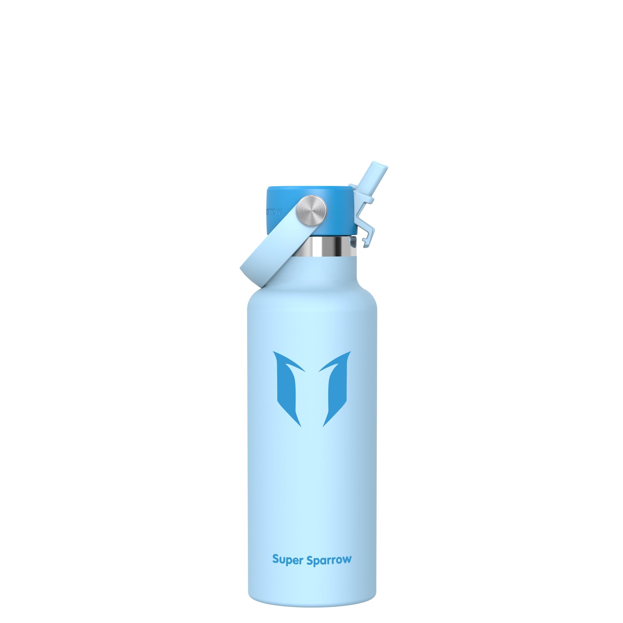 Super Sparrow Borraccia Termica, Acciaio Inox Bottiglia Termica - 350ml, 500ml, 750ml, 1L, 1.2L - Senza BPA Borracce, Borraccia Bambini per Scuola, Sport, Campeggio, Yoga, Palestra, Ciclismo