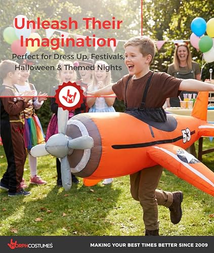 Disfraz Inflable Avión de Combate para Niños miniatura 6