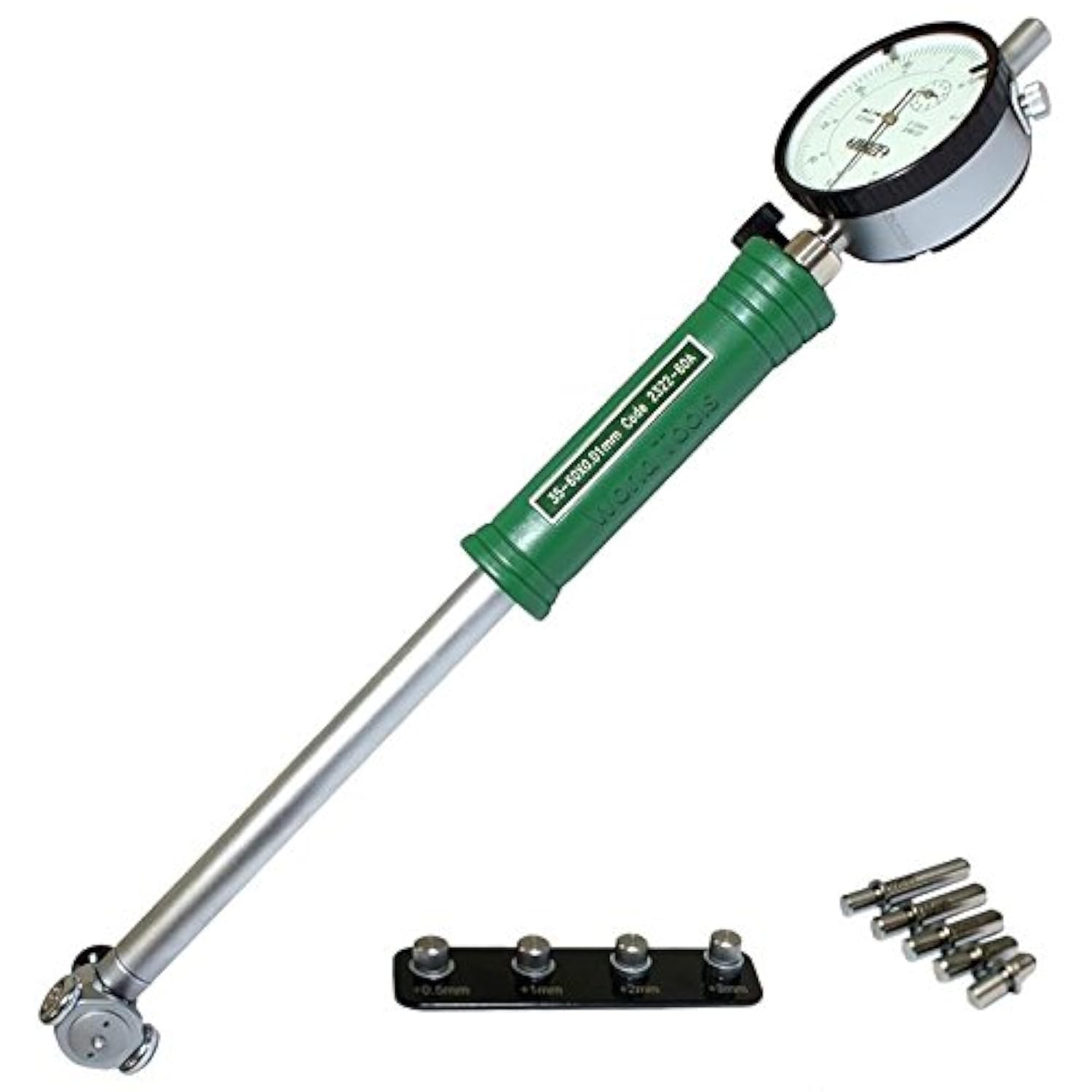 Bore Gauge, 10mm Range, 0.01mm Graduation, Black, Stainless Steel, Handheld, 4.5kg, Manufacturing, Engineering, Industrial applications