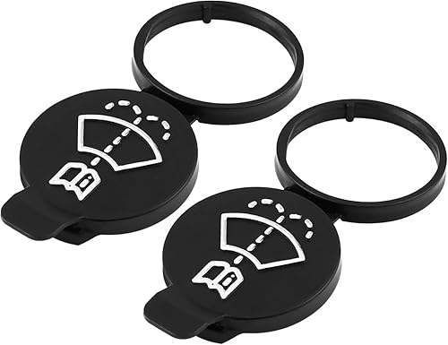 Miniatura 2 de Tapón de depósito de líquido para limpiaparabrisas compatible con Buick Cadillac Chevrolet GMC 13227300 Par