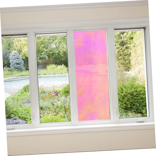 Vinilo adhesivo iridiscente para ventana multicolor 100x40 cm miniatura 7