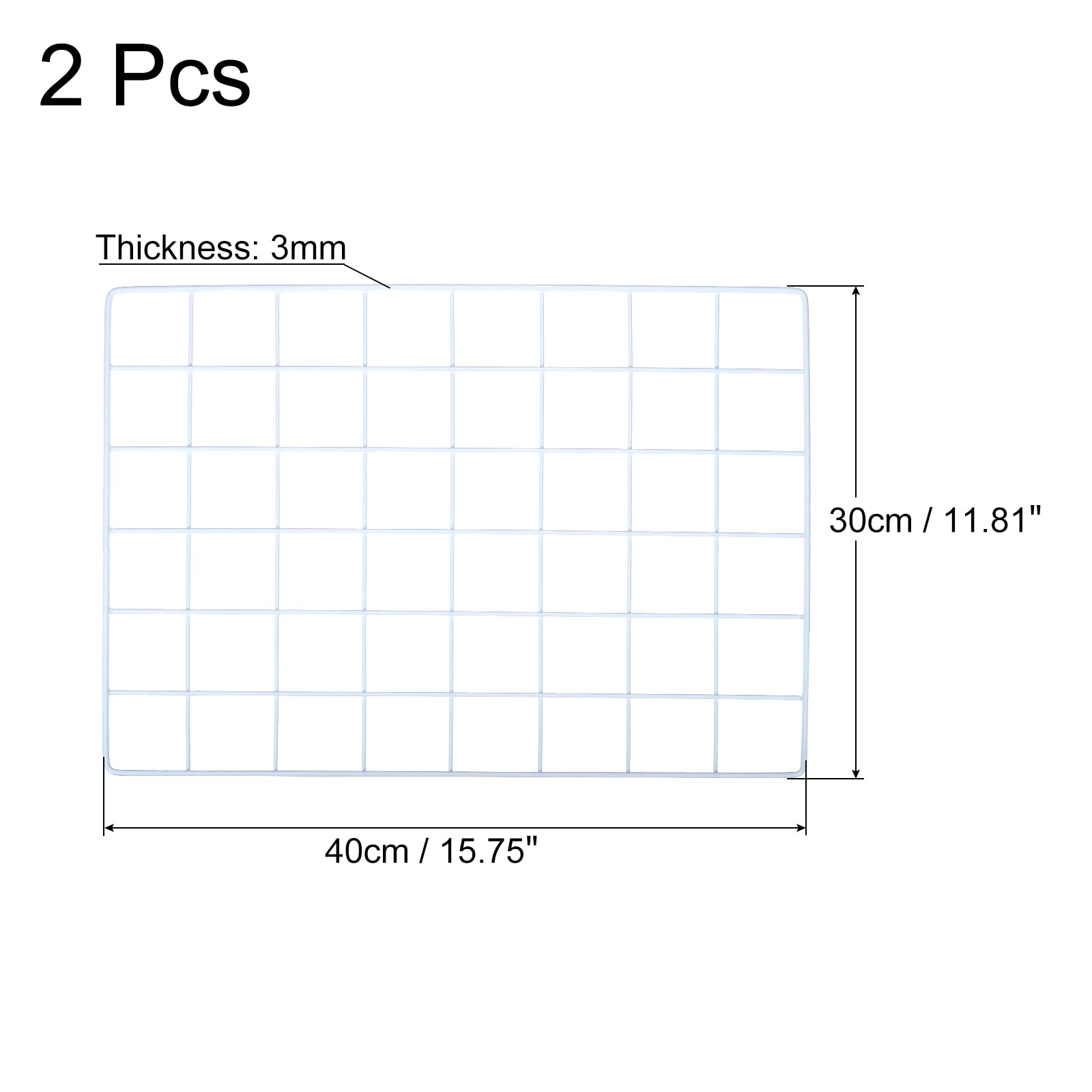 PATIKIL 16"x12" Wire Grid Panel - Image 2