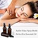 hmaimas 2oz Amber Glass Spray Bottles for Essential Oils, Small Empty Spray Bottle, Fine Mist Spray, Set of 3