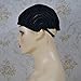 AMA(TM) Braided Wig Caps Crotchet Cornrows Cap For Making Synthetic Wig Glueless Hair Net Liner Crochet Wig Caps (Black)