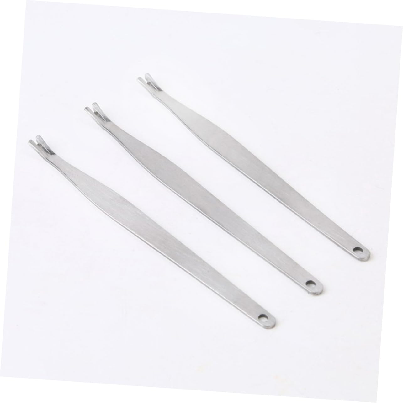 SHERCHPRY 40Pcs Stainless Steel Nail Tools Dead Skin Forks Cuticle Removers for Home Durable Easy to Use Nail Care Instruments