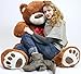 Big Plush 5-Foot Giant Teddy Bear - Soft Plush Toy - Huge Stuffed Animal in Big Box