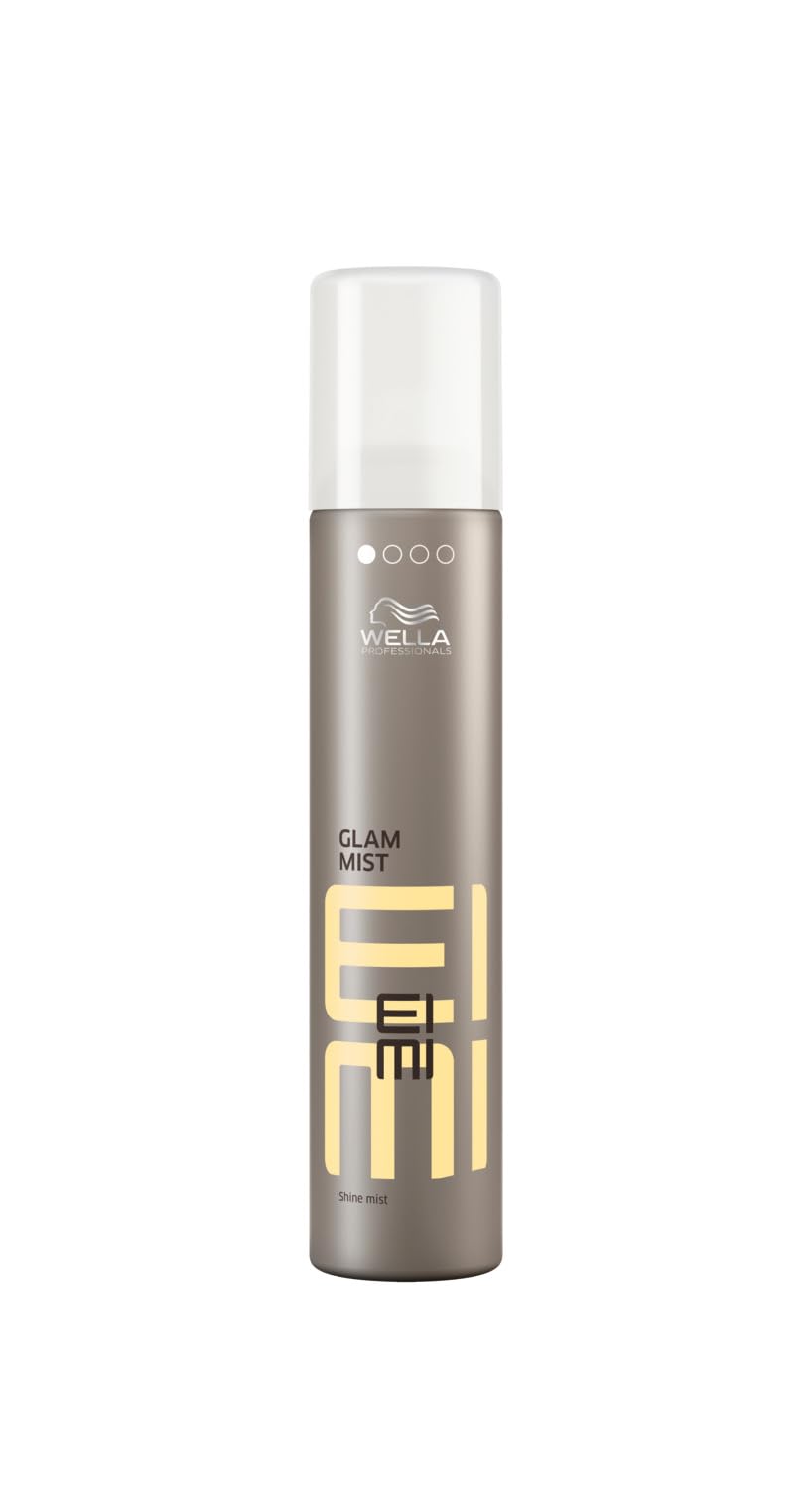 Wella EIMI Glam Mist – Glanzspray für ein strahlendes Finish mit UV-Schutz – Styling-Spray für glänzende Haare – schützt vor Feuchtigkeit – 1 x 200 ml