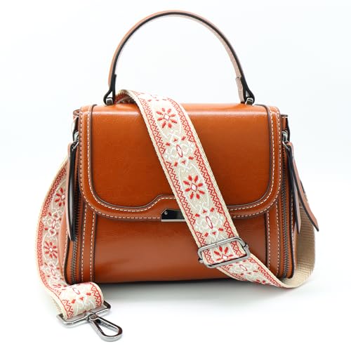 Image of LEMEDE Purse Strap Adjustable Replacement Crossbody Bag Strap Retro Jacquard Embroidery Shoulder Straps for Canvas Bag