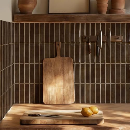 Alwayspon 10 Sheets 12inch/30.5cm 3D Vinyl Backsplash Tiles, Self-Adhesive Peel