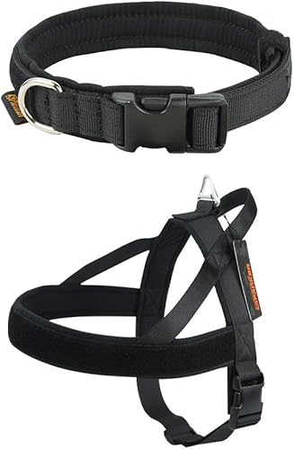 Collar para perro de tamaño XS de nailon ajustable sin tirones para perro, arnés para perro pequeño con acolchado