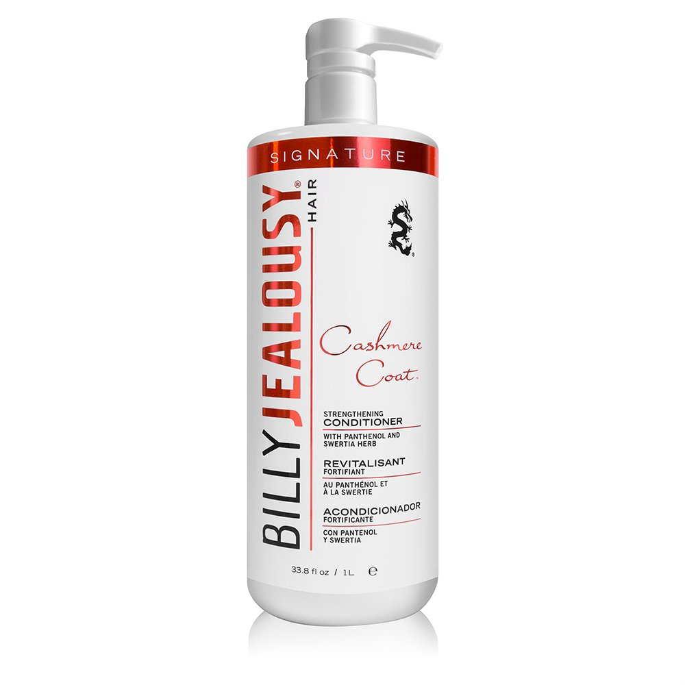 Billy Jealousy Cashmere Coat Hair Conditioner for Men, Strengthening & Hydrating Conditioner Infused with Peppermint, Lemon Fruit & Swertia Extract Ideal for Fine, Thinning Hair