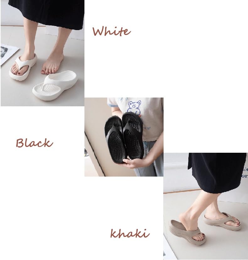 Pillow Arch Support Flip Flops for Women Men,Lightweight, waterproof, suitable for beach slippers2