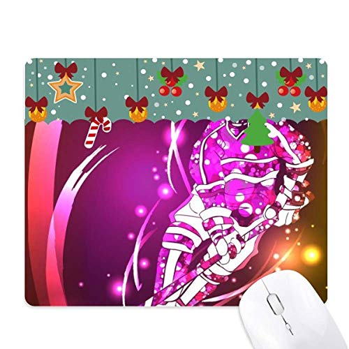 Tapis de souris hockey sur glace et ski en caoutchouc pour éliminer les glissements de bureau