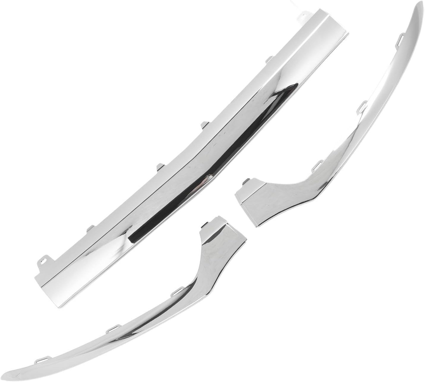 Acouto Front Bumper Lower Chrome Trim - Replacement for Benz C Class W205 C205 AMG C43, Ideal Replacement for Car Repair