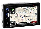 Planet Audio PNV9674 Car GPS Navigation and DVD Player - Double Din, Bluetooth Audio and Calling, 6.2 Inch LCD Touchscreen Monitor, MP3, CD, DVD, USB, SD, Aux-in, AM/FM Radio Receiver (Renewed)