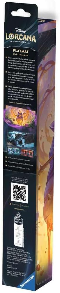 Ravensburger Disney Lorcana TCG Playmat Featuring Winnie The Pooh – Hunny Wizard by John Loren | Protects Cards | Versatile Game, Desk, or Mouse Pad | Durable Non-Slip Surface | Suitable for Ages 8+