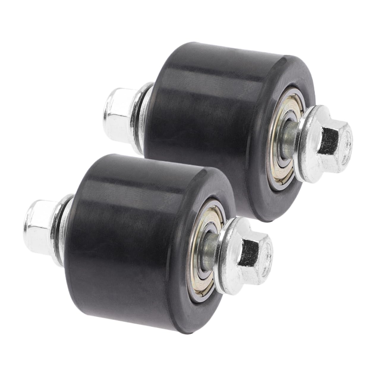 ULTECHNOVO 10piezas Guía De Rodillo De Cadena Para Motocicleta De Rueda De Rodillo Antideslizante Para Cadena De Off-road Fabricada Caucho La Estabilidad y Prolonga La
