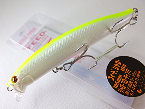 Leurre Feed Shallow TACKLE-HOUSE Floating poisson nageur bar 105mm Half Mirror AYU