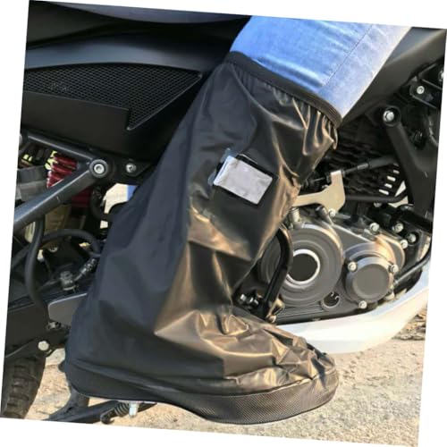 Cubrecalzados impermeables unisex para ciclismo, antideslizantes, gruesos y resistentes para lluvia y nieve, 1 par miniatura 6