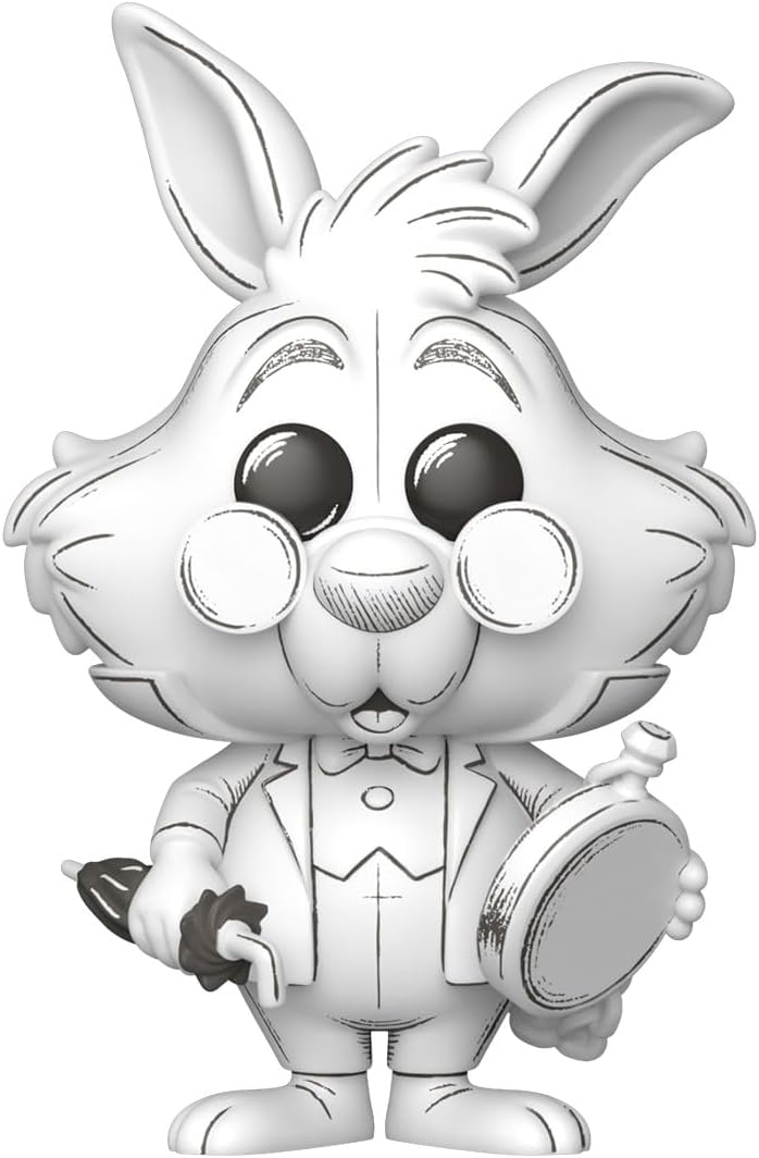 Funko Pop! Disney: Sketched - White Rabbit - Collectable Vinyl Figure - Gift Idea - Official Merchandise - Toys for Kids & Adults - Disney Fans - Model Figure for Collectors and Display