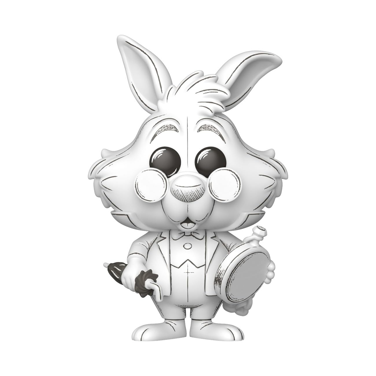 Funko Pop! Disney: Sketched, Alice in Wonderland, White Rabbit, Collectable Vinyl Figure, Gift Idea, Official Merchandise - Image 2