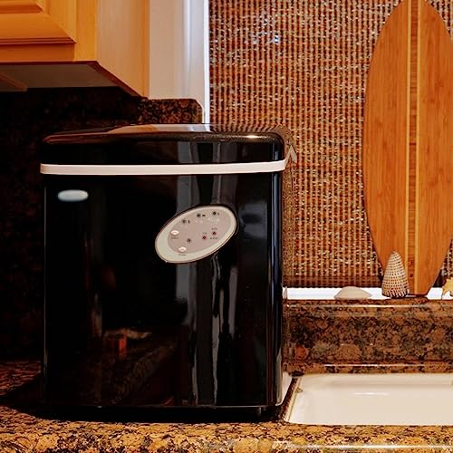 Fabricadora de hielo portátil compacta 28 lb miniatura 5