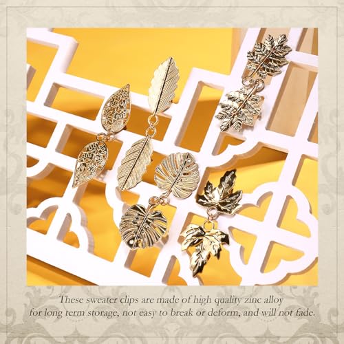 5 Pcs Sweater Clips to Hold Sweater Together, Clothing Cinch Clip for Women's Sweater, Shawl, Shirt, Dress(Sliver)4