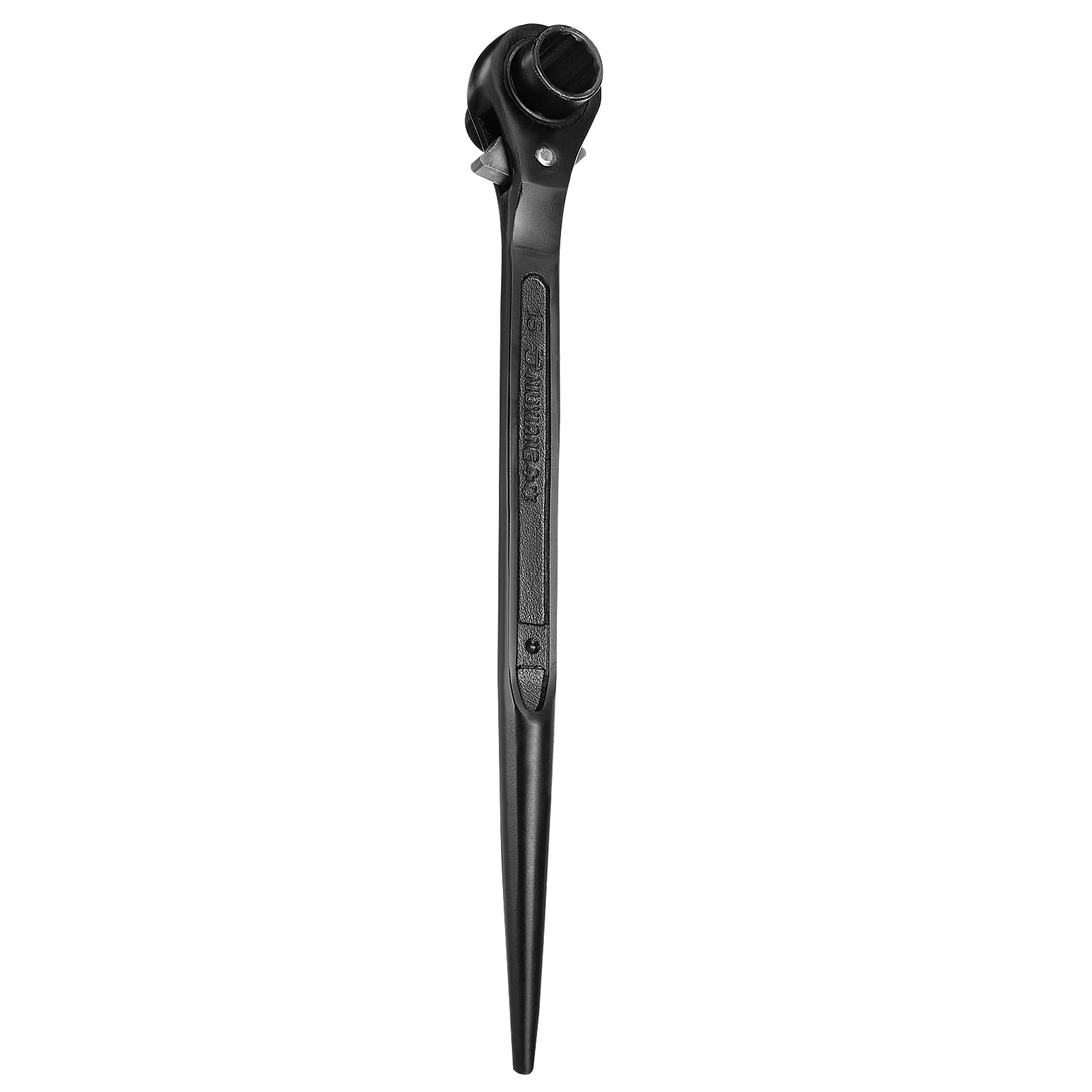 HARFINGTON Scaffolding Podger Ratchet Wrench 13mm x 15mm CR-V 12 Point Double Ended Socket Ratcheting Podger Scaffold Spud Spanner Tool for Auto Repair Mechanical Maintenance, Black