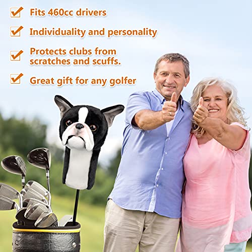 Bozily Golf Headcovers - French Bulldog Golf Club Covers For Woods And Driver #TOP4