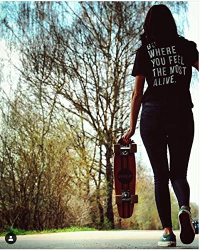 Complete 55cm Maple Wooden Retro 22” Mini Cruiser Board by Ridge Skateboards - Image 5