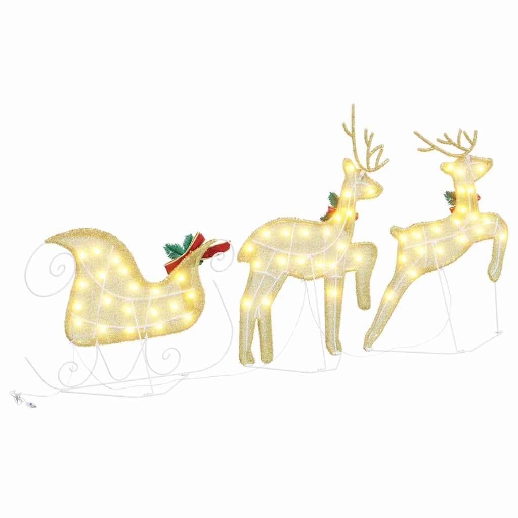 Festnight Beleuchtet Außen Led Rentier Outdoor 3er Set Weihnachtsdeko Draußen Weihnachtsfiguren Weihnachtsbeleuchtung Außen Figuren Weihnachten Deko Weinachtsdekorationen
