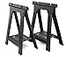 Produktbild 2er Set Arbeitsbock aus Kunststoff mit Ablage, Belastung bis 350 kg, Klappbock, Böcke, Unterstellbock, Gerüstbock