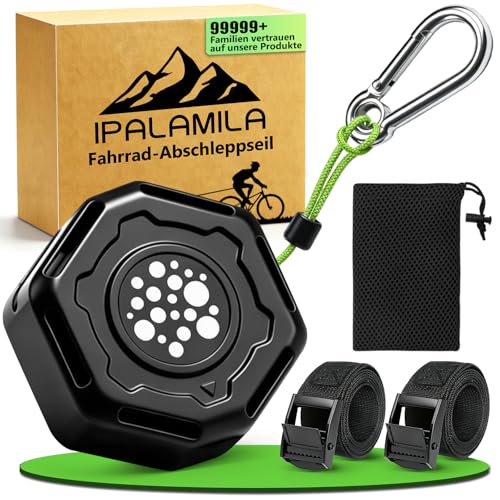 iPalamila Parent-Child Bicycle Tow Rope for Children's Bike, Length 2.3 m, Tensile Load up to 130 kg, Follow Me Tandem Coupling, Suitable for MTB & E-