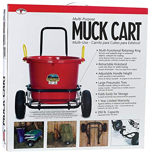 Little Giant Large Bucket Or Tub Cart Muck Cart, Holds Up To 350 Lbs (Item No. Ca500) #TOP2