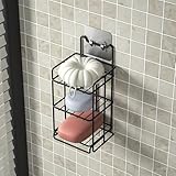 Bernkot Seifenhalter mit 3 Ebenen, Seifenschale aus Edelstahl 304 für Badezimmer, abnehmbares...