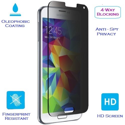 Josi Minea Privacy Tempered Glass Lcd Anti-Spy Screen Protector Film Screen Guard Cover Shield For Samsung Galaxy Note 3 / Note Iii / N9000 #TOP1