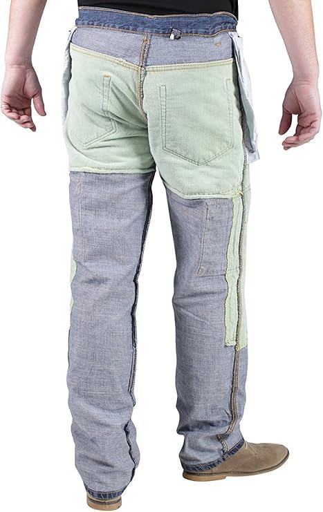 Juicy Trendz męskie dżinsy motocykl motocykl spodnie rowerzysta spodnie jeansowe z podszewką ochronną