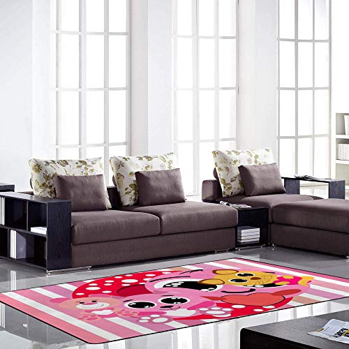 Tapis de maison moderne en polyester robuste grand format color3 - 4