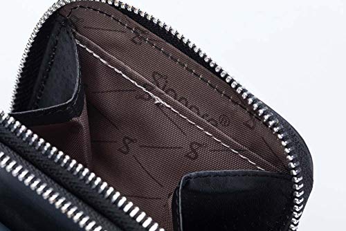 Signare Tapestry Double Zip RFID-Blocking Credit Card Holder Wallet for Women with Fashion PatternDesign (Golden Fern) - Image 8