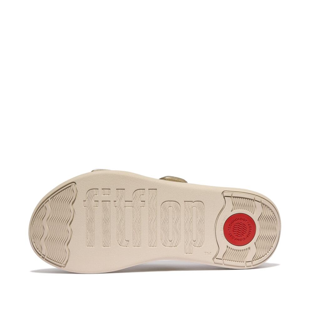 Fitflop F-mode Go Adjustable Flatform 2-bar Slides Sandale caleFemme