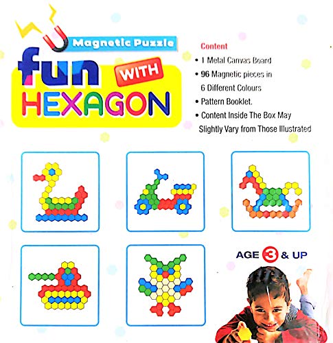 Image of Smart Picks Fun with Hexagon Magnetic Puzzle,96 Pieces