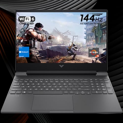 HP Victus Laptop Ryzen 5 15.6" FHD 144Hz 32GB RAM 1TB SSD miniatura 1