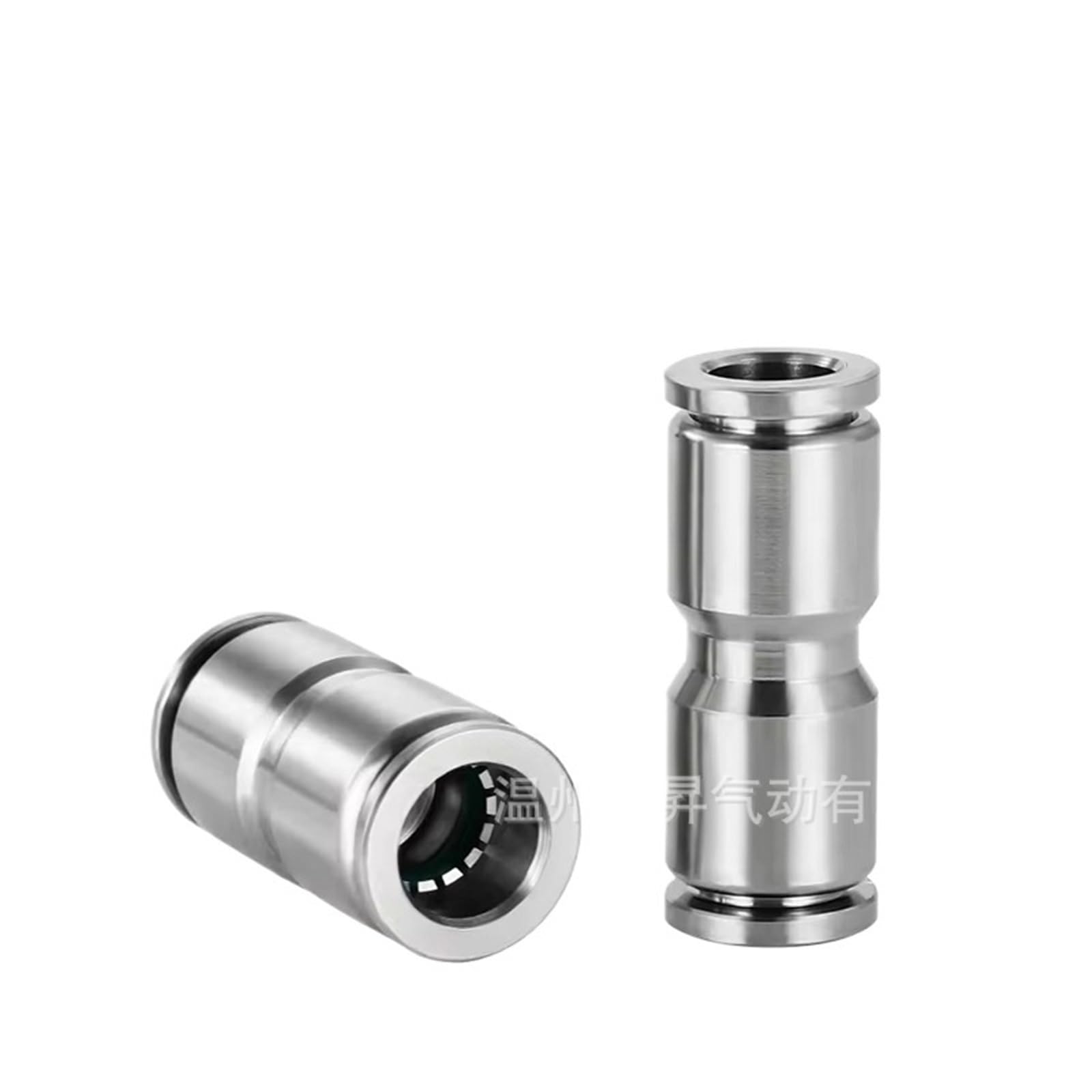 Conector neumático de acero inoxidable inoxidable PU10 para aire