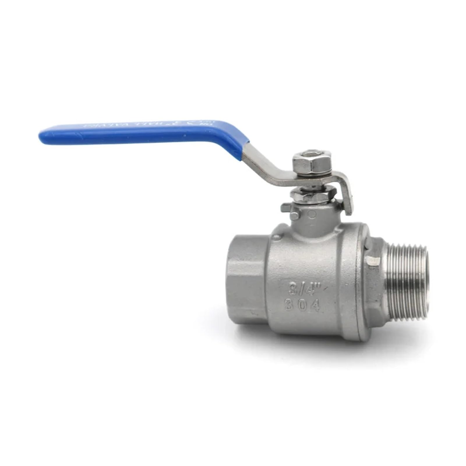 Válvula de bola modelo 304 316L, paso completo acero inoxidable BSPT1/4 "3/8" 1/2 "3/4" 1 "1,5", rosca hembra y macho DN15 20 25 32, Uds(1",SS304)
