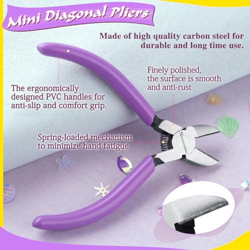 Image of SPEEDWOX Mini Diagonal Pliers Flush Cut Pliers Micro Cutter
